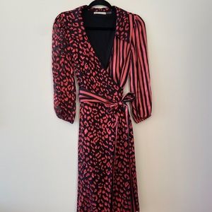 Alice & Olivia Pink Silk Dress 4